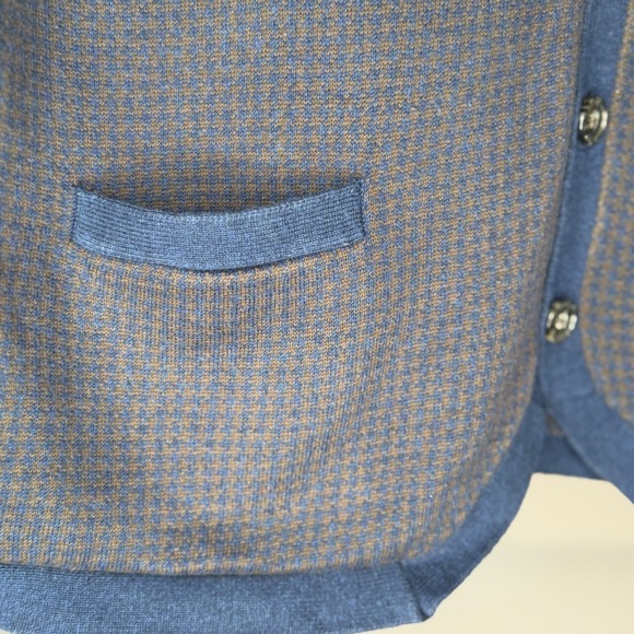 Jos A Bank Reserve Silk Blend Sweater Vest Traditional Fit L - Picture 5 of 9